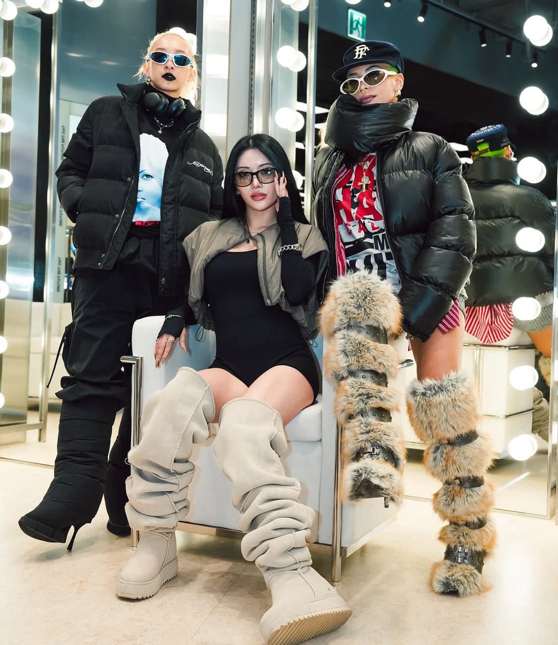 YELLO 옐로 베이지 부츠 상품이미지4