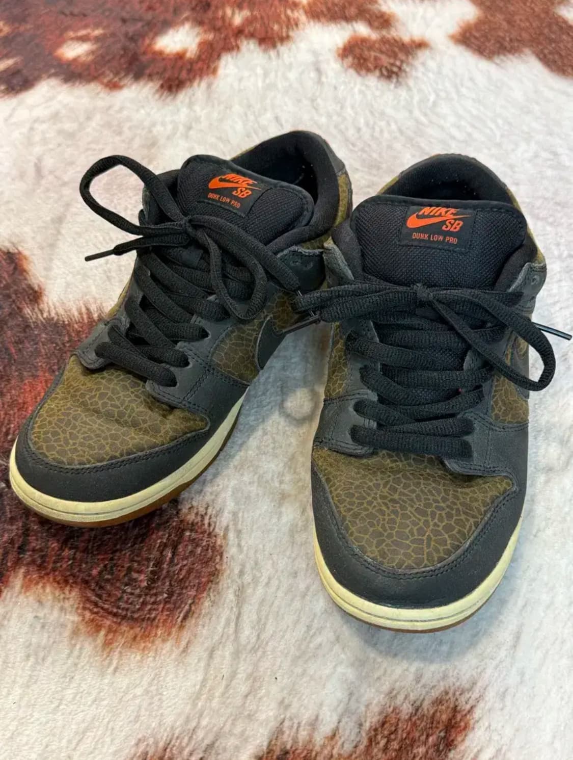 나이키 Nike SB 덩크 로우 지라프 브라운 265mm 상품이미지1
