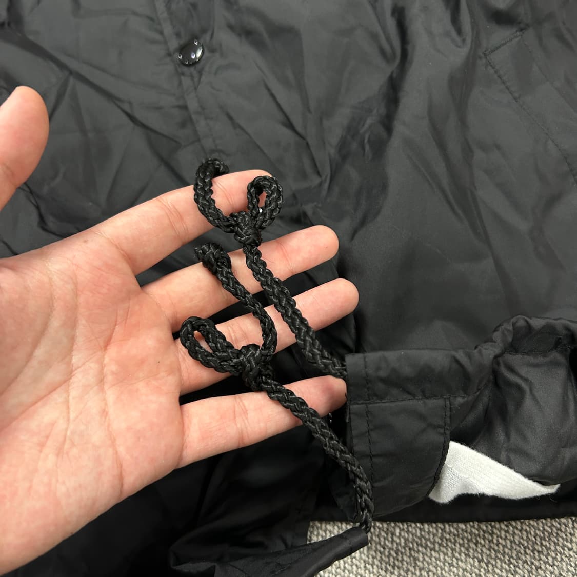 꼼데가르송 CDG 백프린팅 코치자켓(XL) 상품이미지9