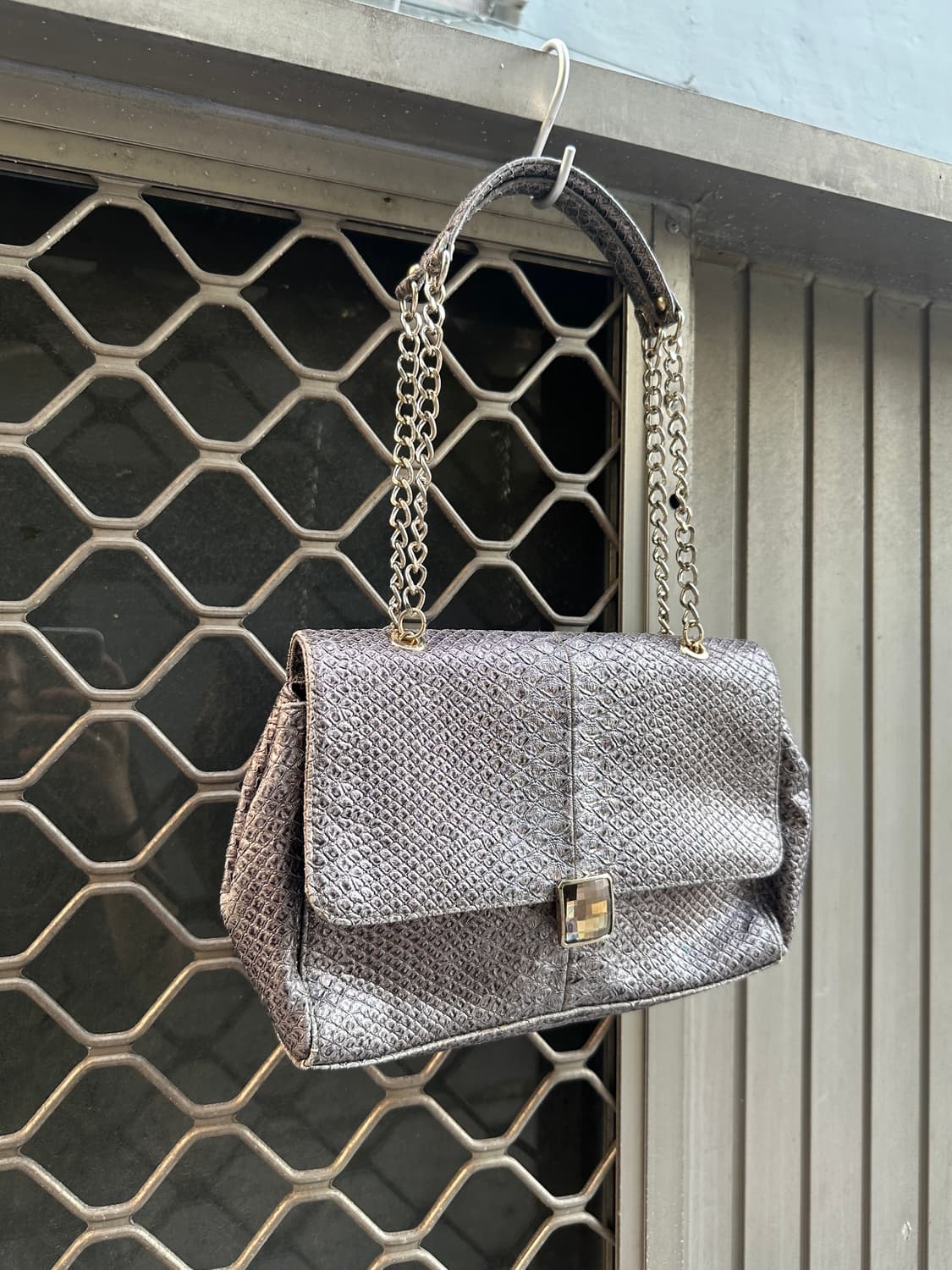 Olivia Lauren Silver crocodile embossed  상품이미지1