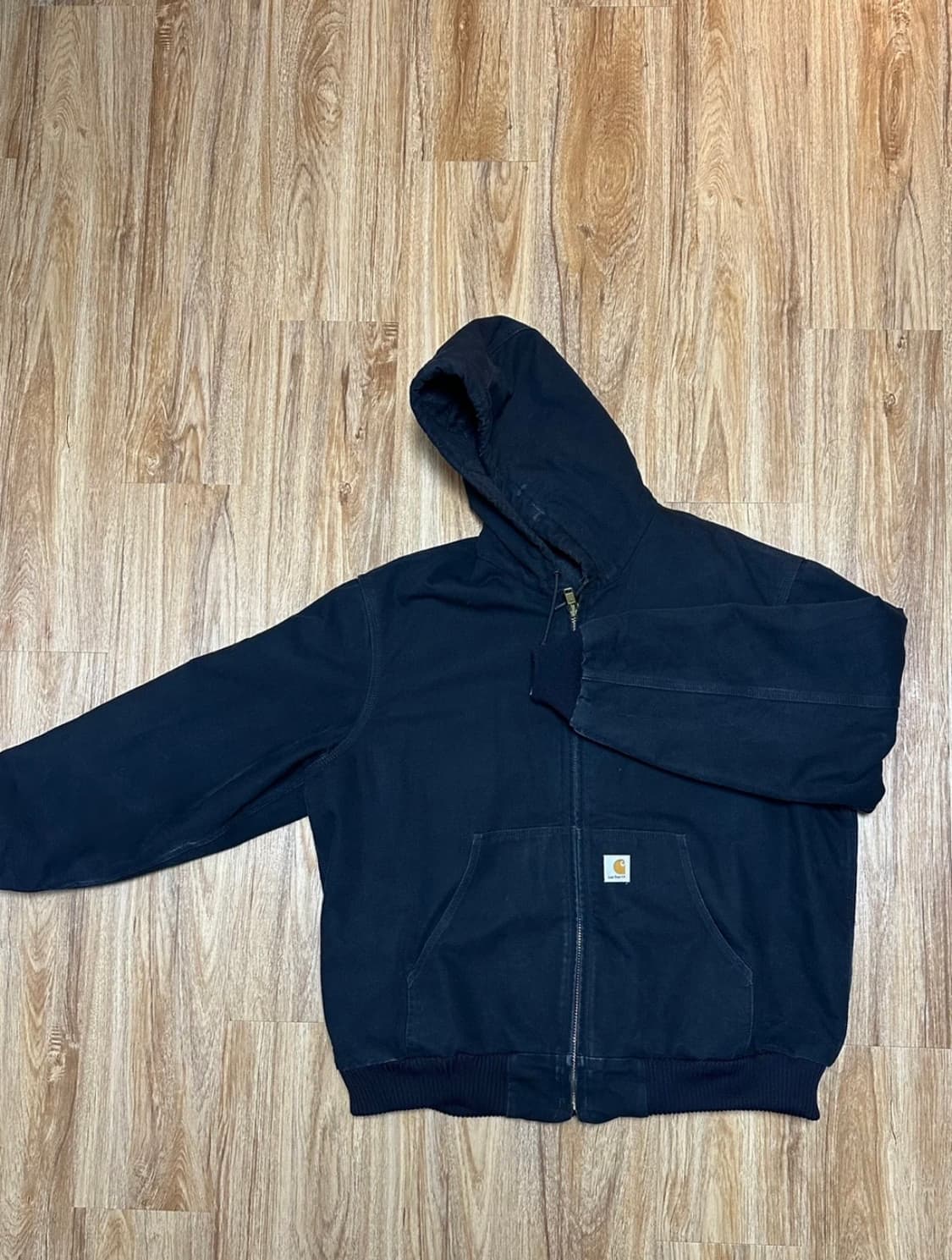 칼하트 J140 블랙 후드 자켓 XL 상품이미지3