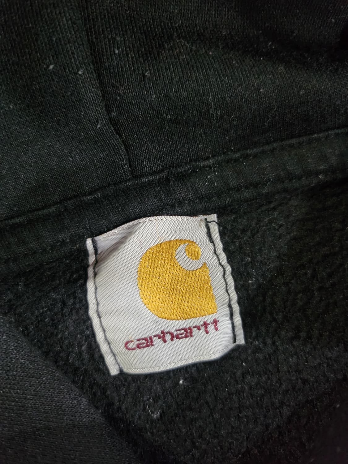 칼하트(Carhartt) 블랙 후드 티셔츠
 상품이미지5