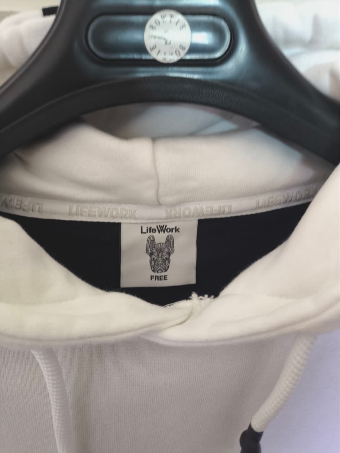 오버핏F 라이프워크 지퍼포인트 레이어드 후드 상품이미지5