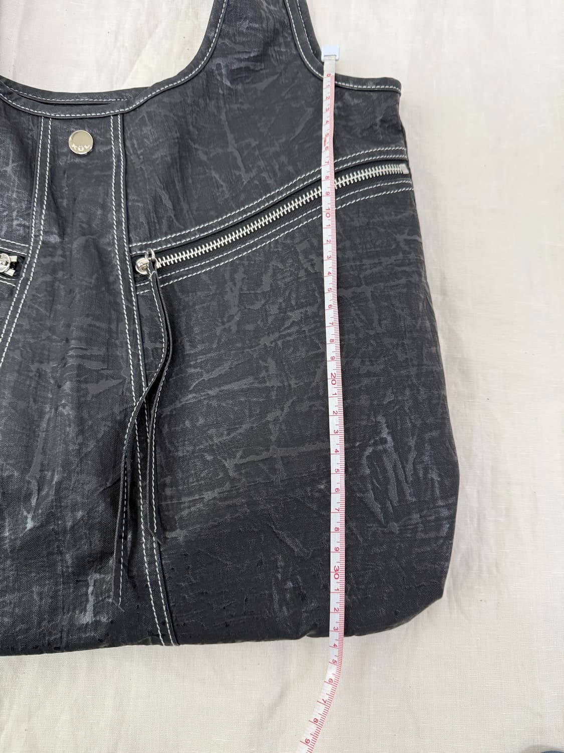 Kul 큘 스티치 숄더백 블랙 상품이미지9