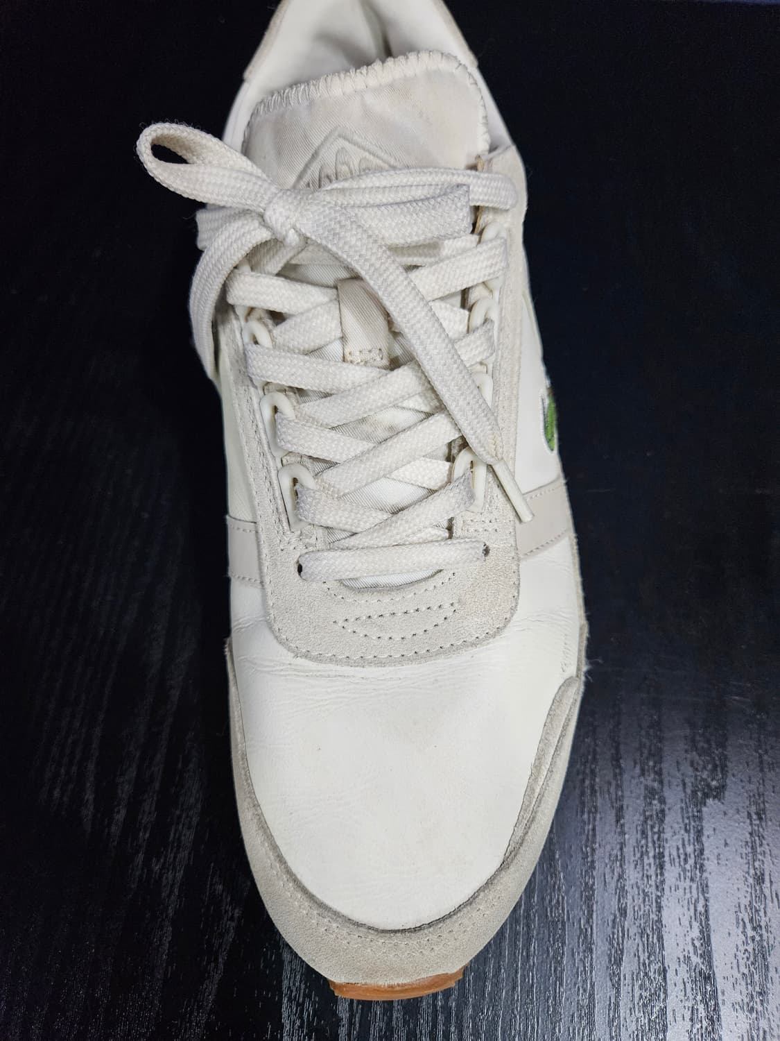 라코스테 아이보리컬러 남성 260 스니커즈  상품이미지5