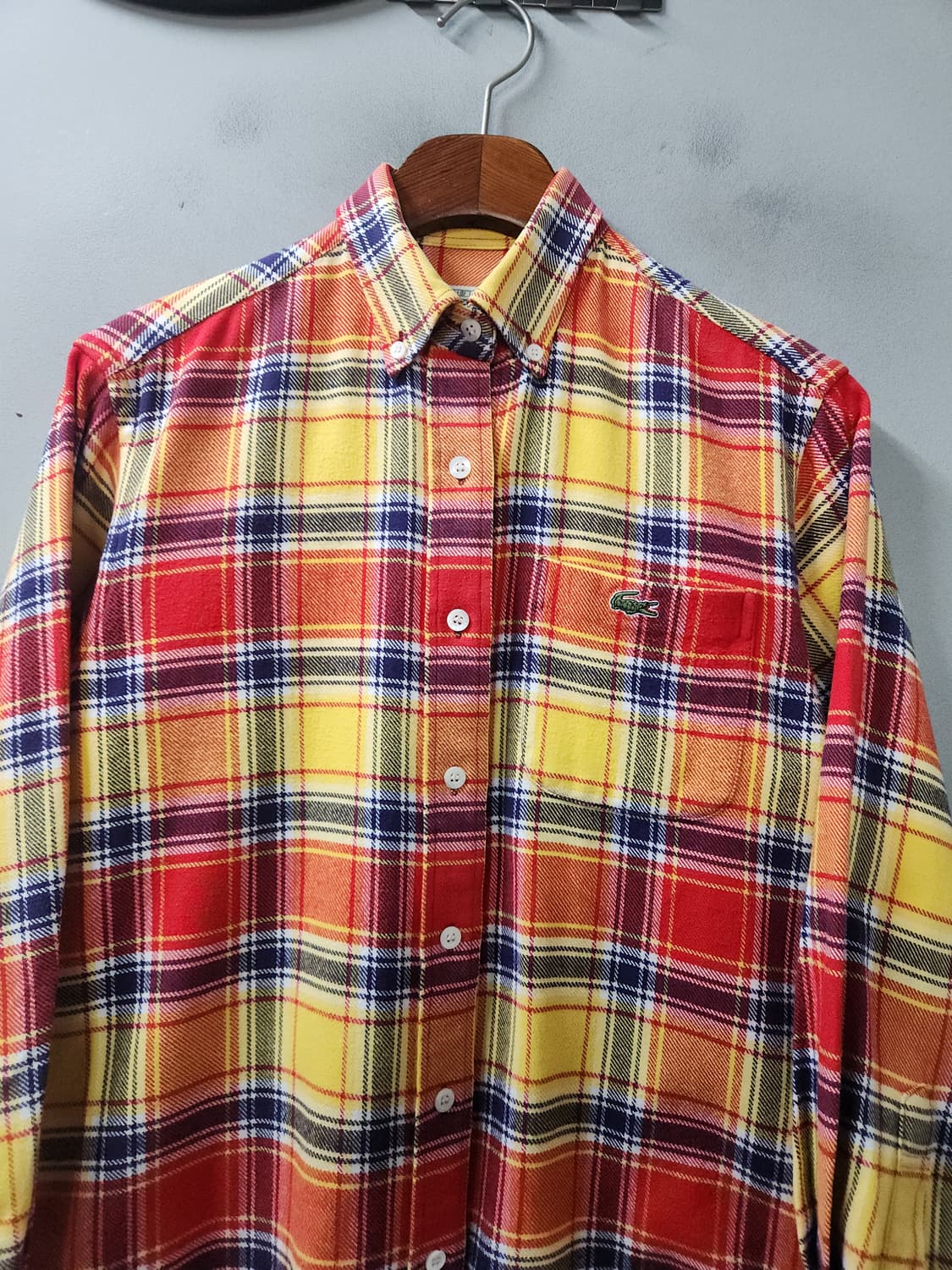 라코스테 여성 프란넬 셔츠 상품이미지3