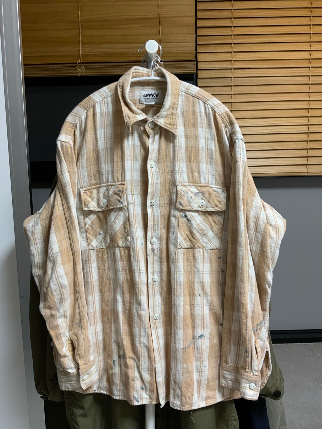 바우와우 페인티드 플란넬 셔츠 (라지) 상품이미지1