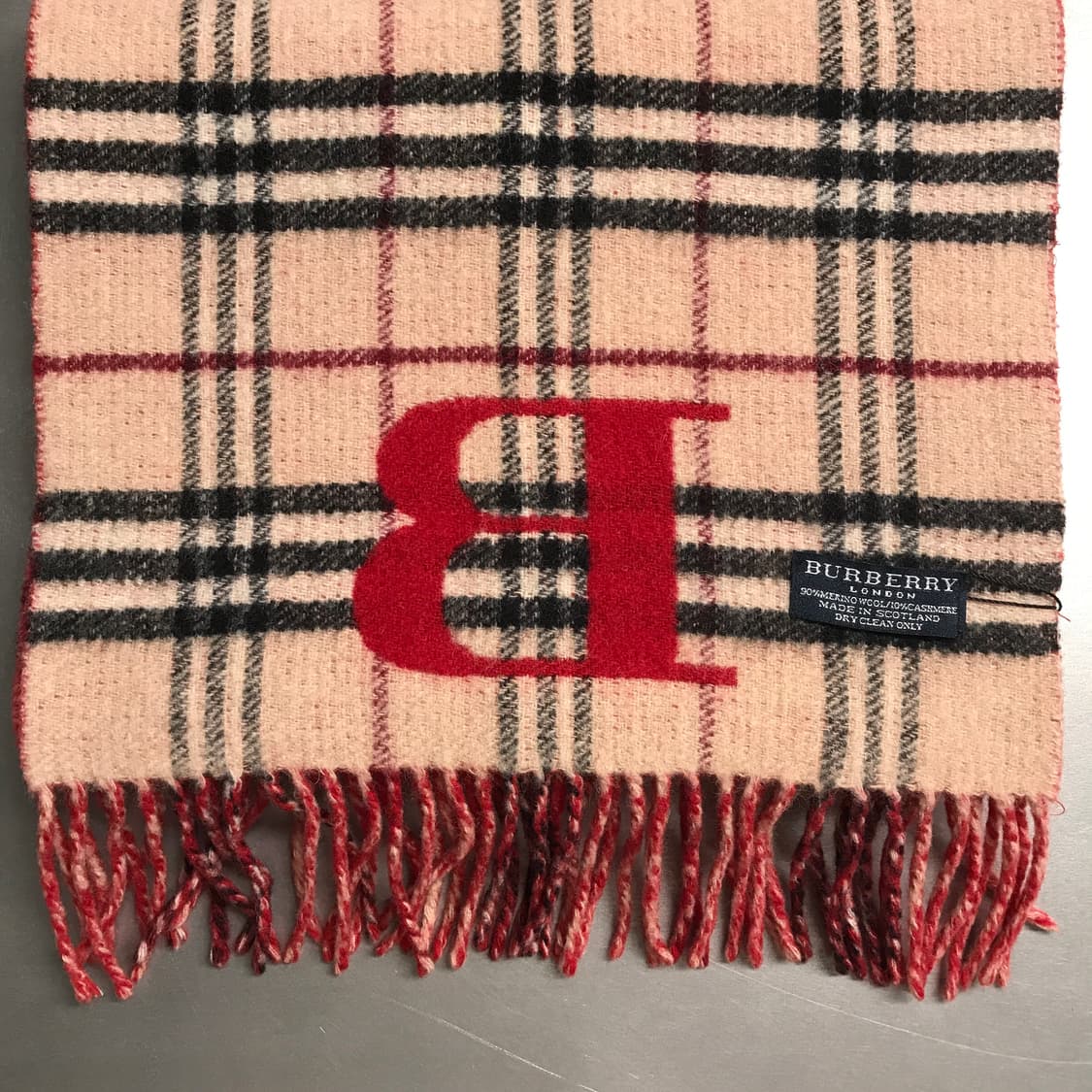 버버리 정품 메리노/캐시미어 머플러 상품이미지3