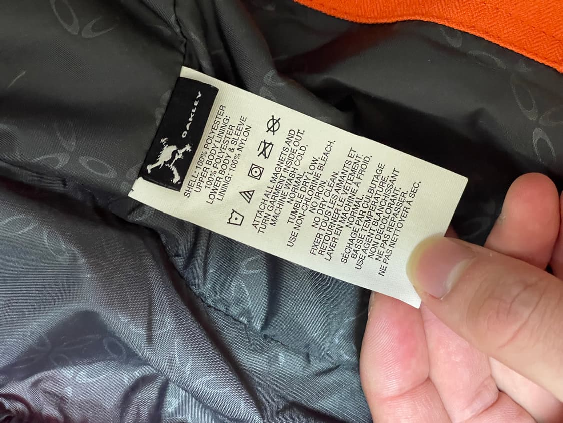 90s Oakley archive jacket orange 상품이미지7