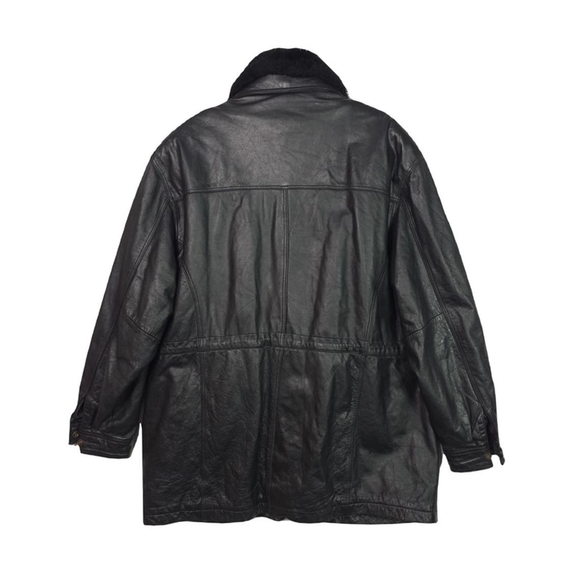 90s 빈티지 아카이브 그런지 무드 레더 필드 자켓 2XL 상품이미지2