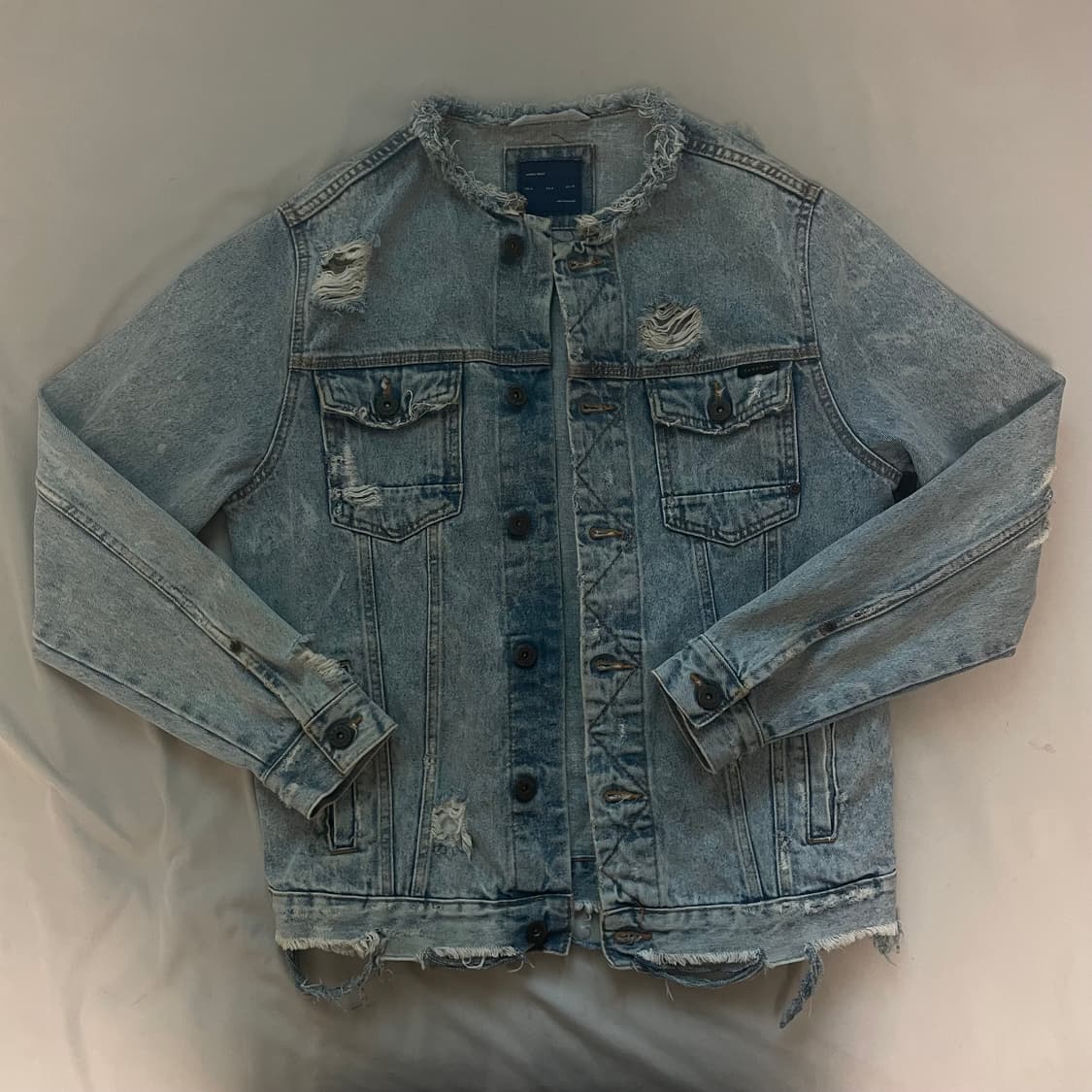 Zara 데미지 데님 자켓 상품이미지2