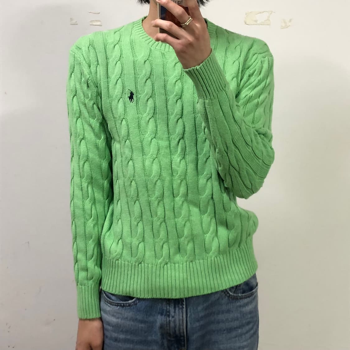 폴로랄프로렌 꽈배기 니트 상품이미지3