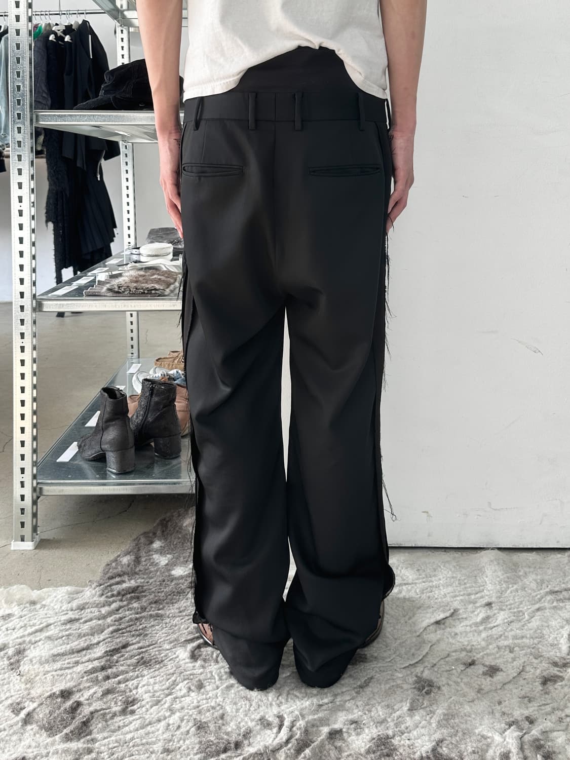 미도리카와 로우컷 플레어 슬랙스 상품이미지3