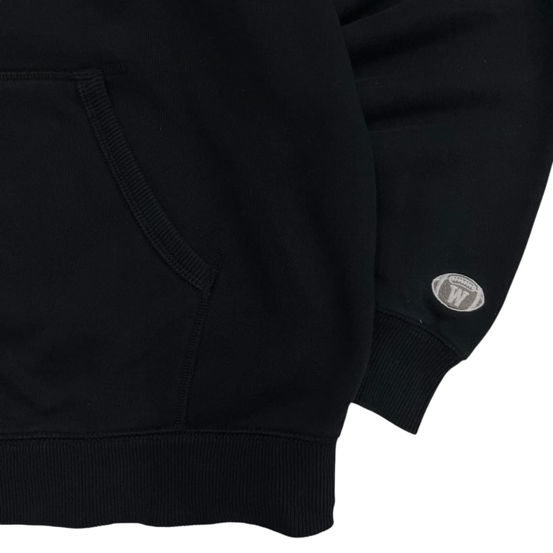 후아유 센터로고 블랙 후드집업 XL 상품이미지6