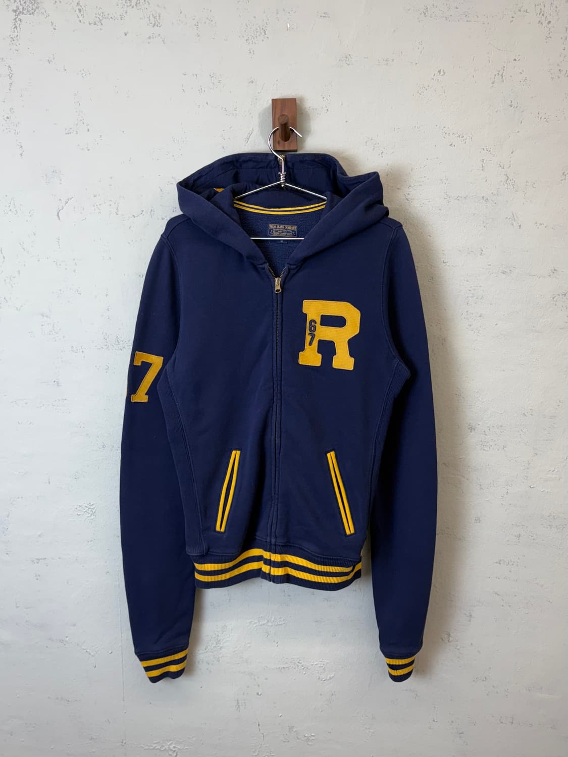 폴로랄프로렌 폴로진스 패치로고 마린 후드집업 상품이미지1