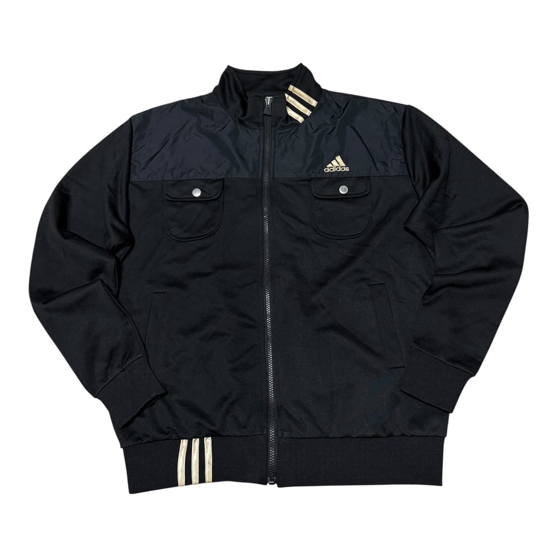 아디다스 90s 올드스쿨 투포켓 블랙/골드 져지 상품이미지1