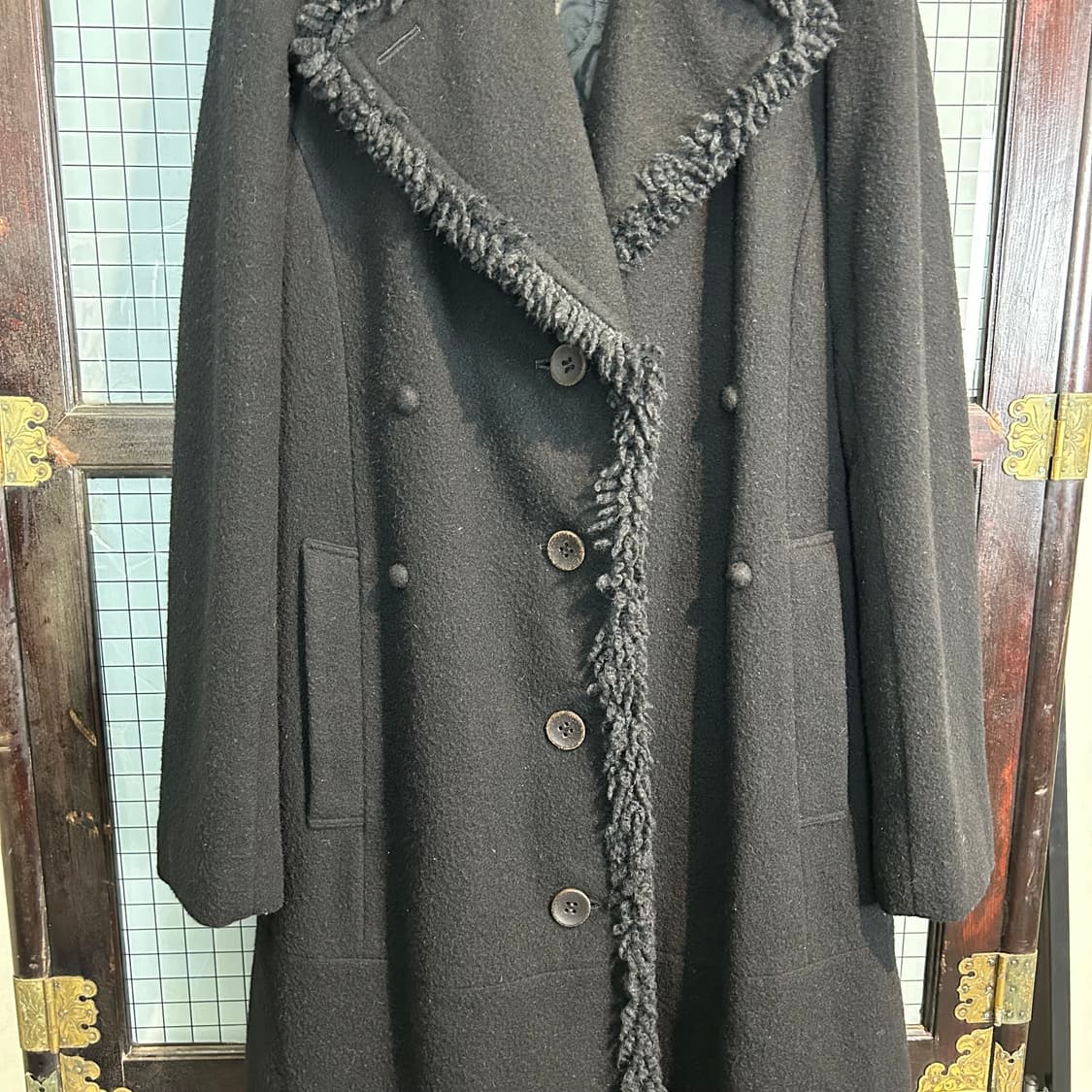 예악중)이세이 미야케 haat 퍼 트리밍 울 코트 상품이미지6