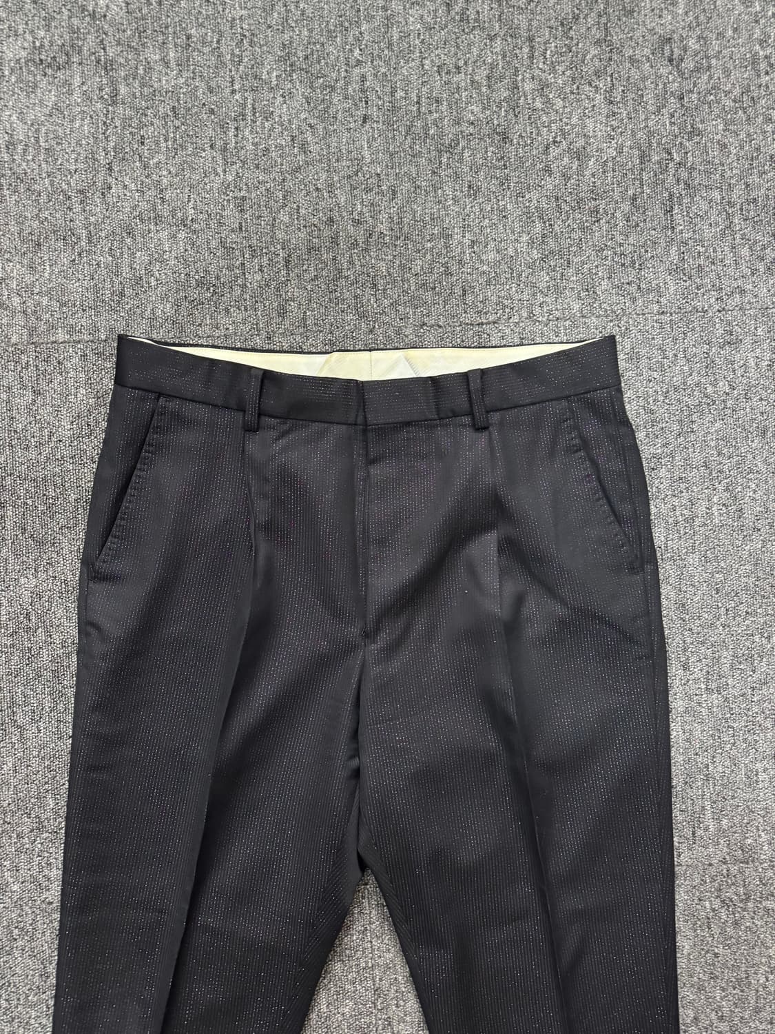 와코마리아 도멜 글리터 플리티드 트라우저 블랙 XL 상품이미지6