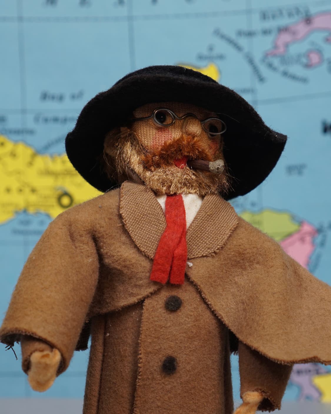 빈티지 소품 1950년 독일 핸드메이드 인형 상품이미지1