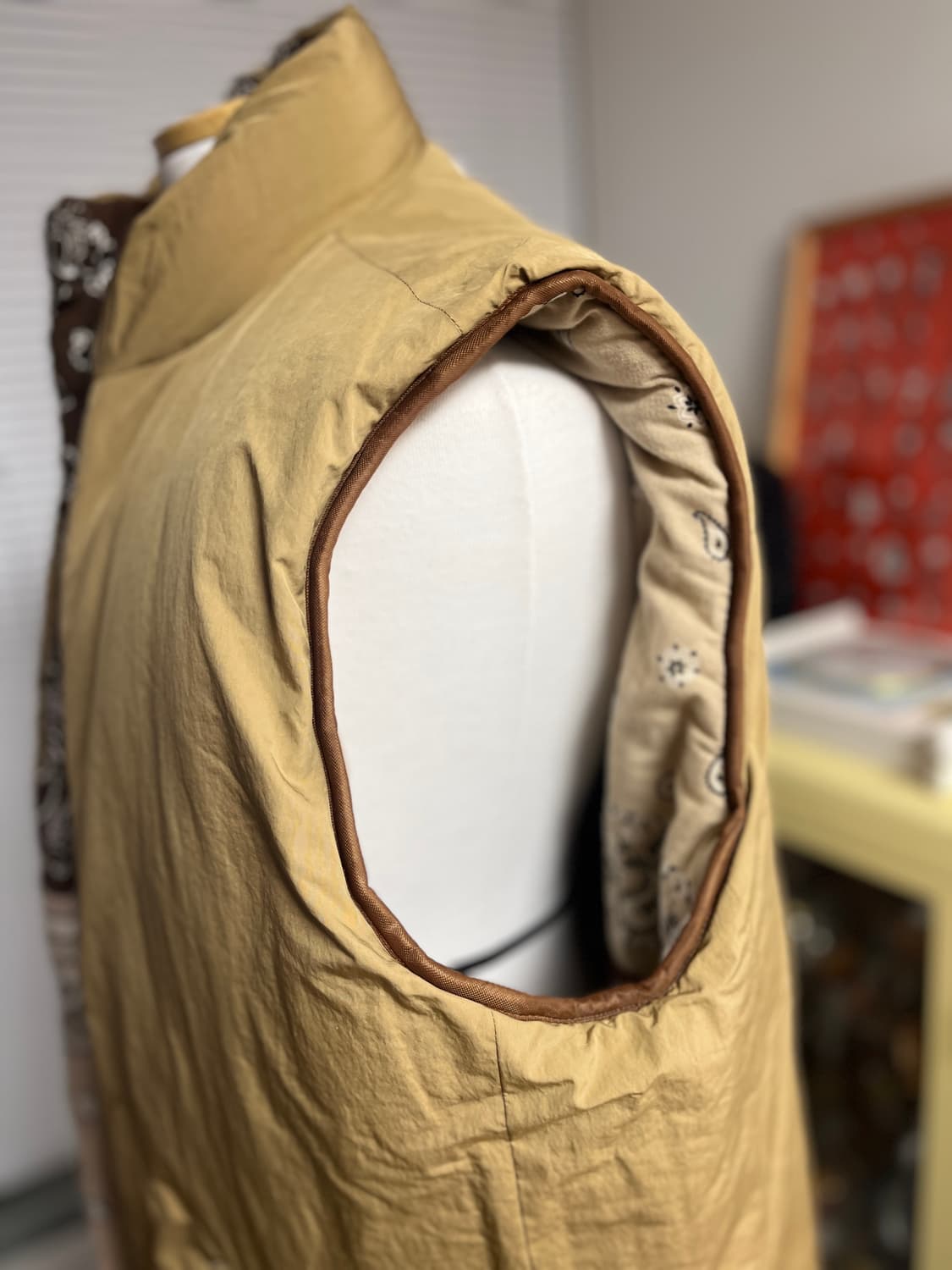 칠드런 오브 더 디스코댄스 양면 반다나 패딩 베스트 3 상품이미지5