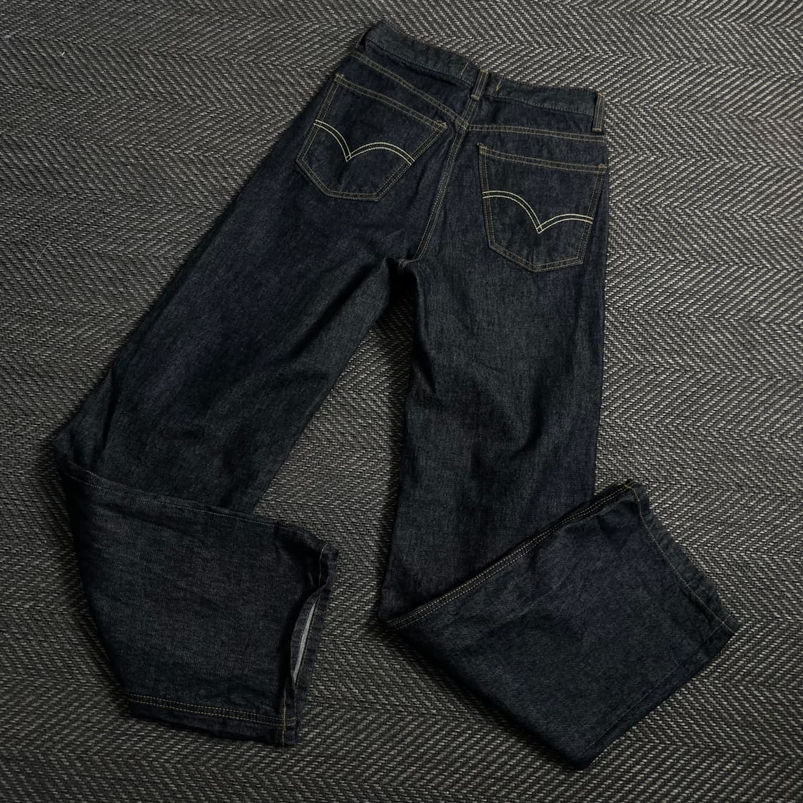 Hake 스트레이트 핏 인디고 데님 팬츠y 4585 상품이미지1