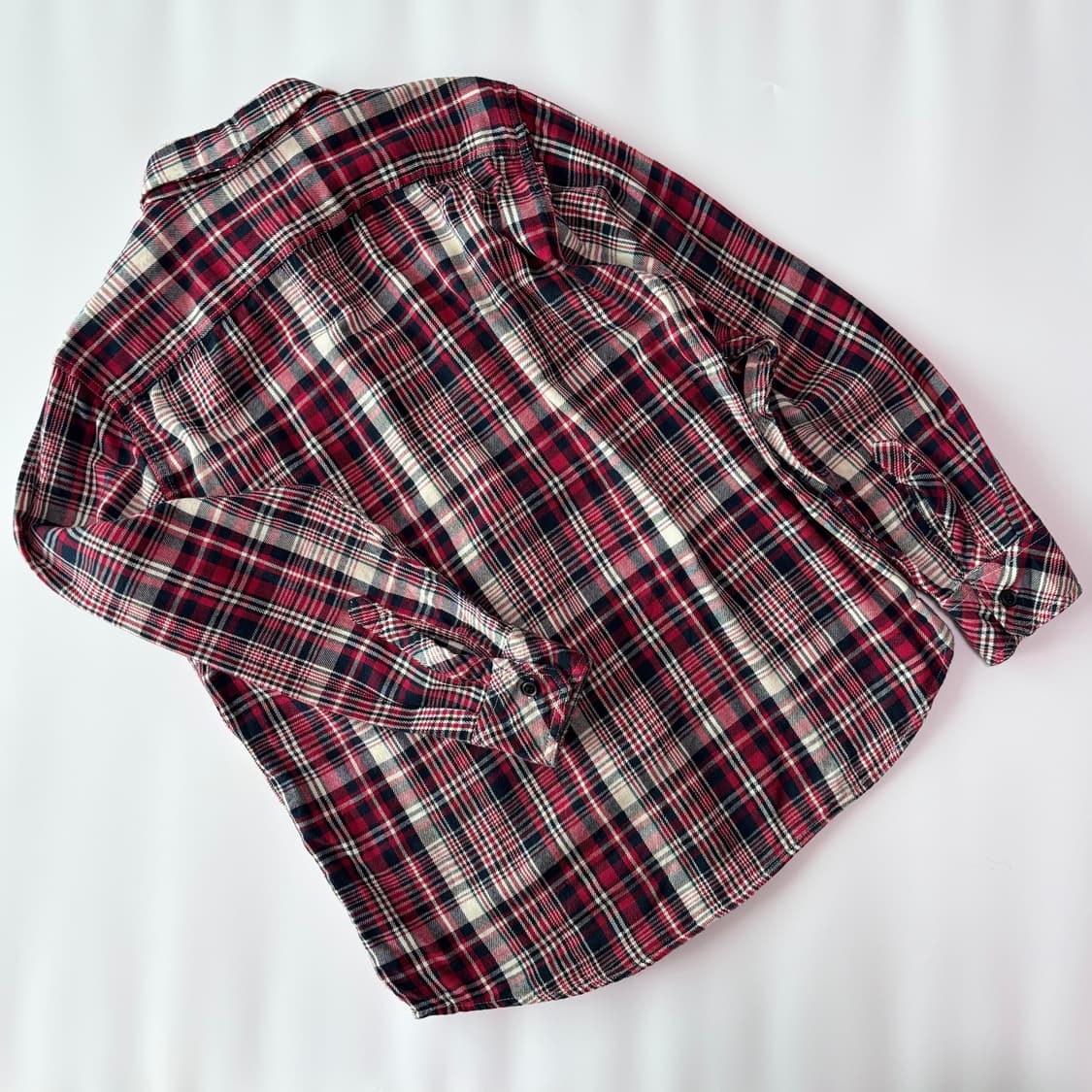 간사이 진스 헤리티지 레드 체크 워크 셔츠 상품이미지5