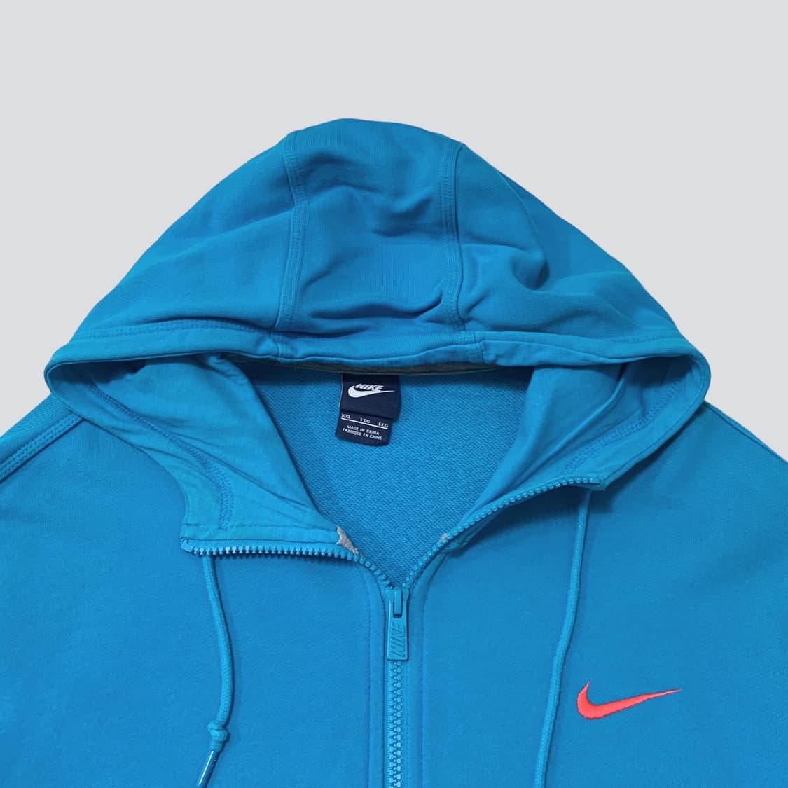 나이키 블루 후드 집업 상품이미지2