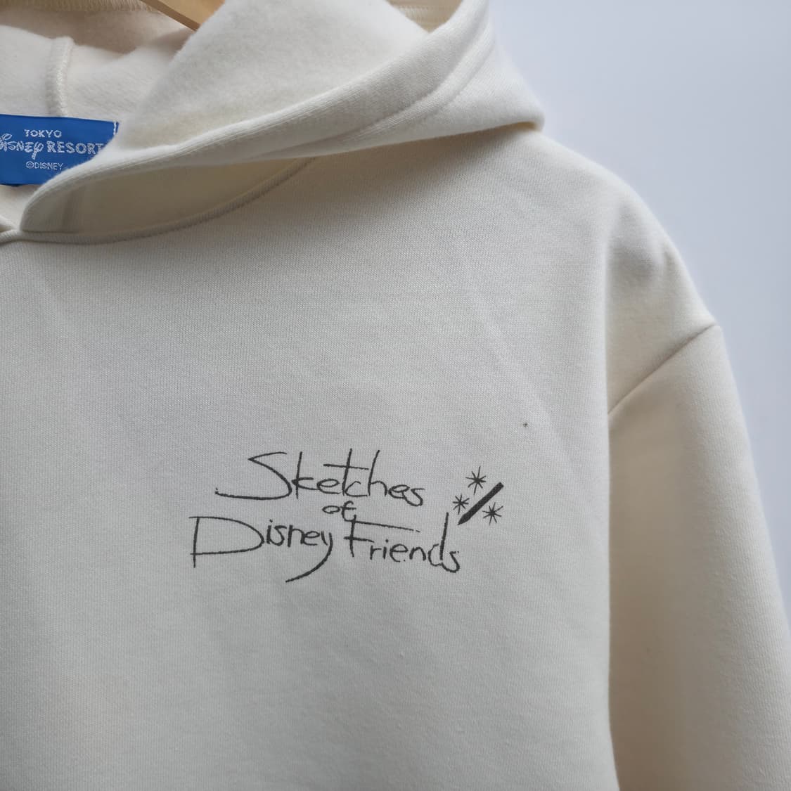 [M] 새상품 디즈니 미키마우스 아이보리 후드티 상품이미지6