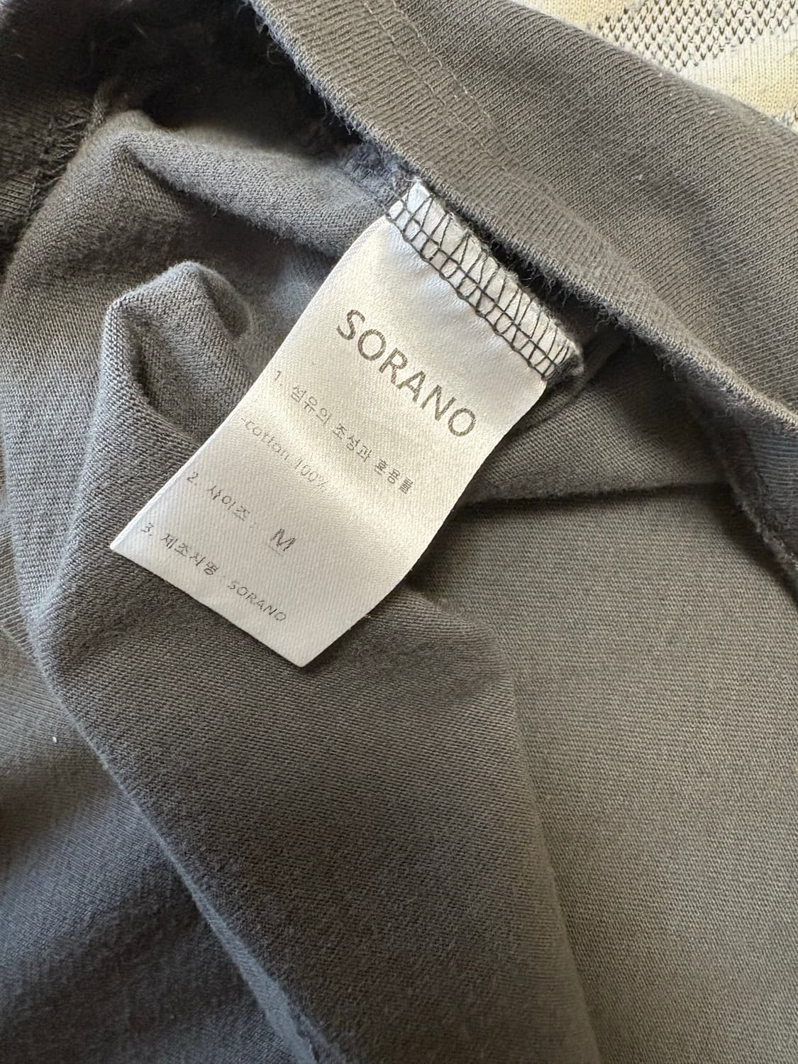 소라노 차콜 반팔 m 상품이미지2