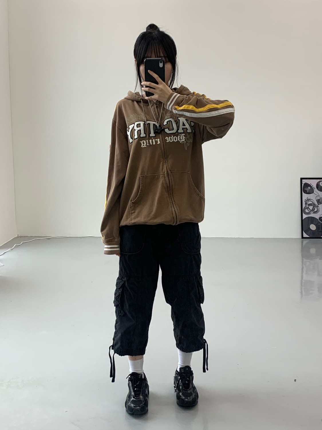 Factory Y2k GraphicZip Up Hoodies 상품이미지3