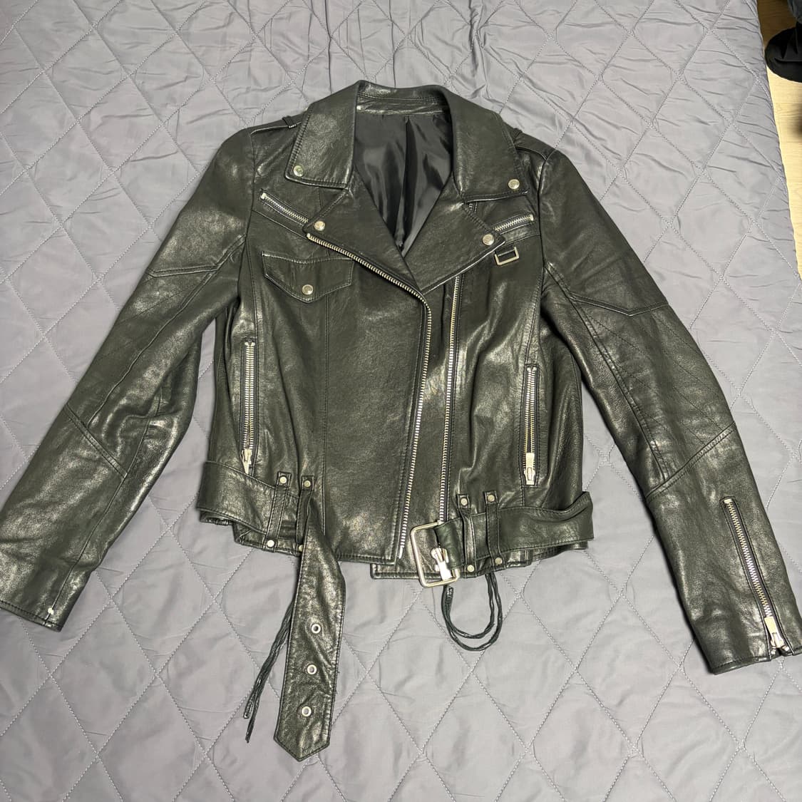 여성 양가죽 라이더자켓 상품이미지1