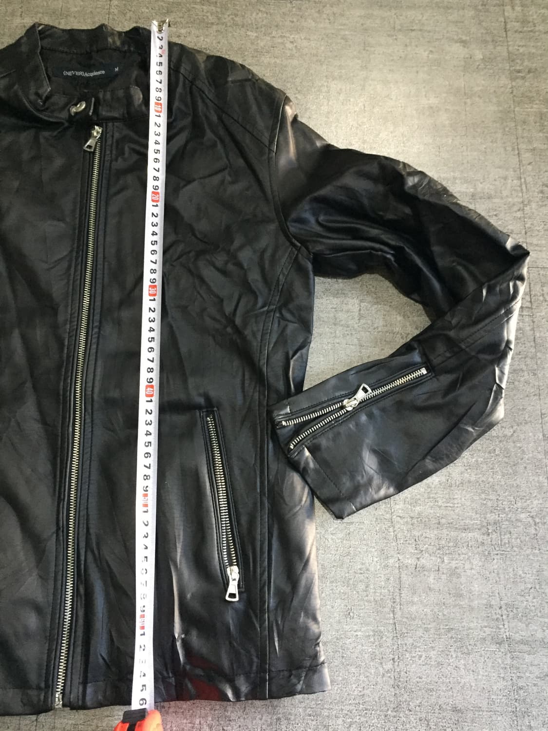 일본 Acquiesce 핀터깔y2k 올드스쿨락펑크 레더가죽자켓 상품이미지4