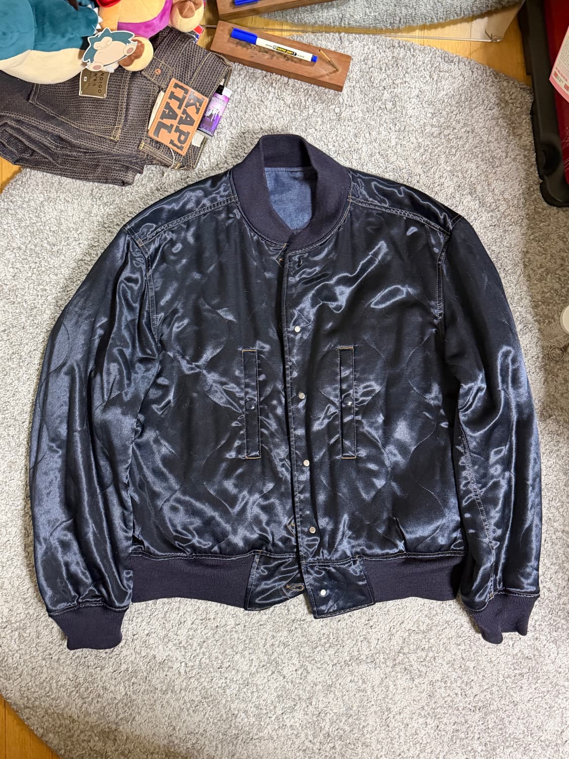 엔지니어드가먼츠 LEE 리버시블 데님 봄버자켓 - 샘플 상품이미지5