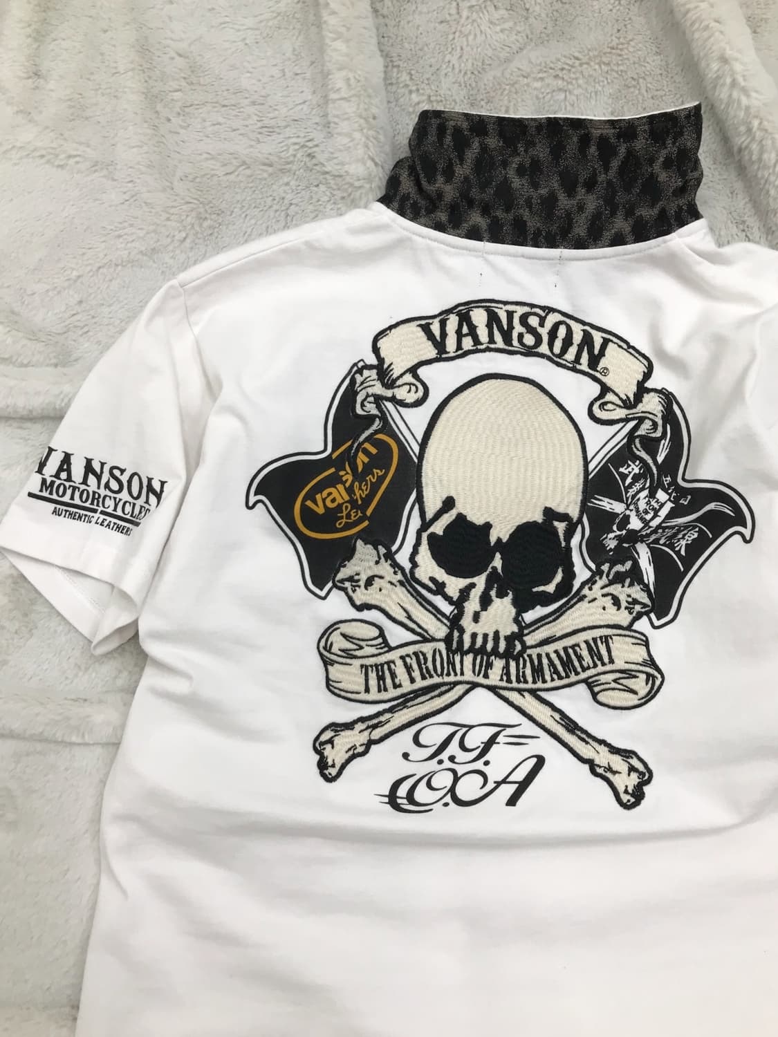 ☠️ 밴슨 스컬 자수패치 피케 반팔 티셔츠 ☠️ 상품이미지8