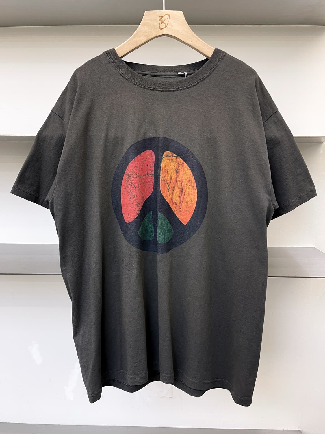Shirt Minister 피스 사인 그래픽 티셔츠 상품이미지2