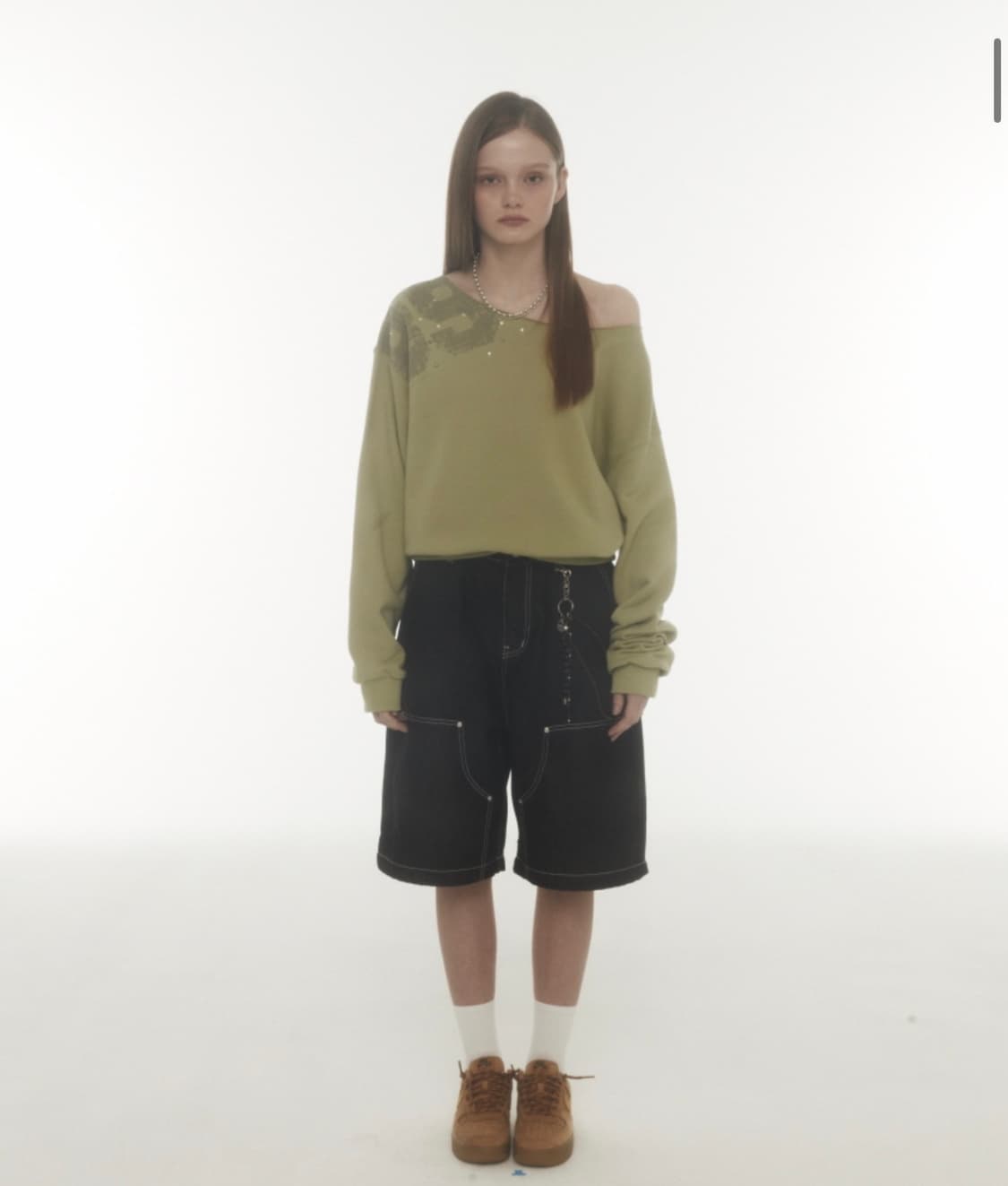 미드나잇 무브 crop 89 mtm (green) 상품이미지4