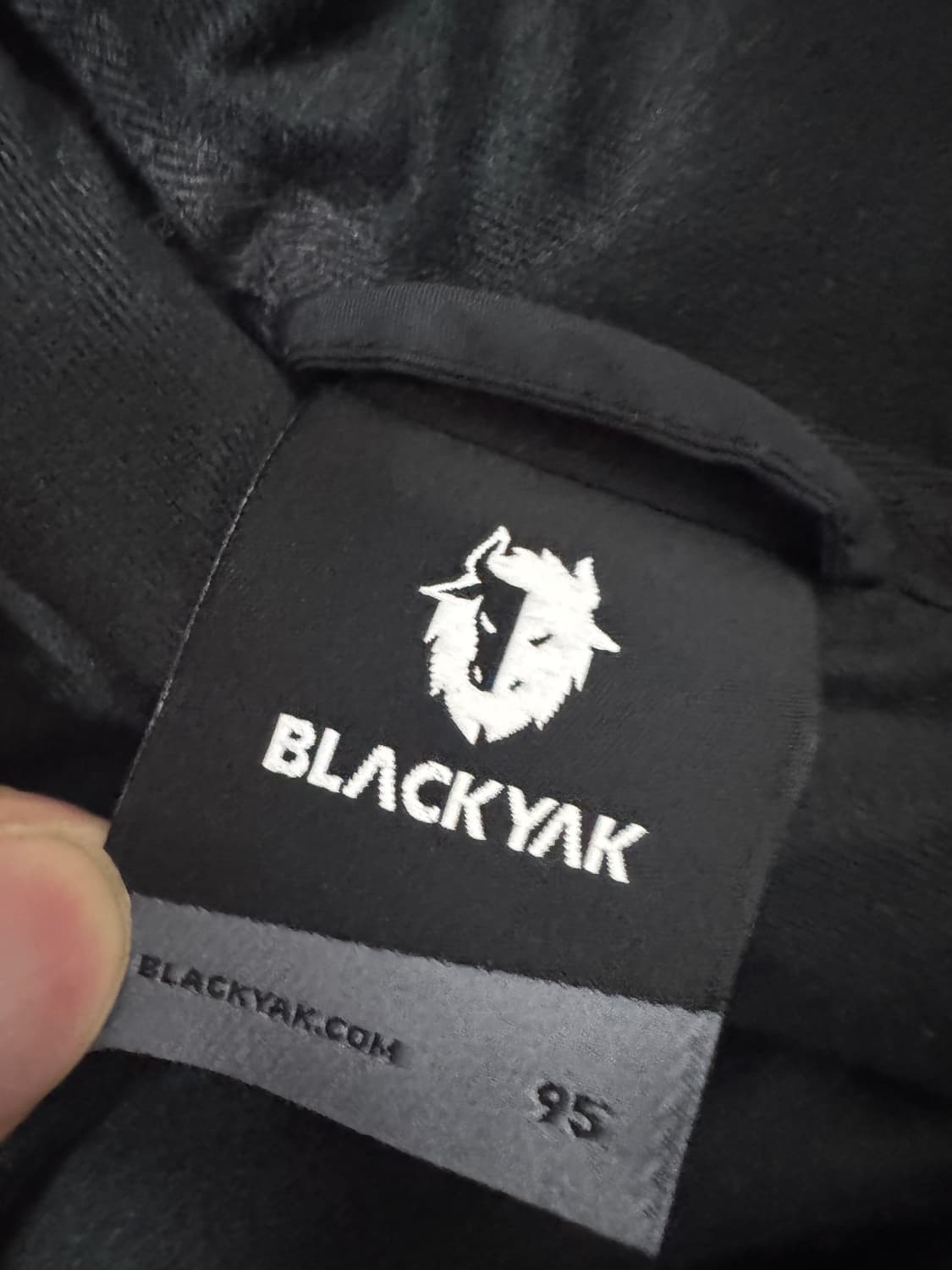 블랙야크 블랙 후리스 집업 후드 자켓 상품이미지3