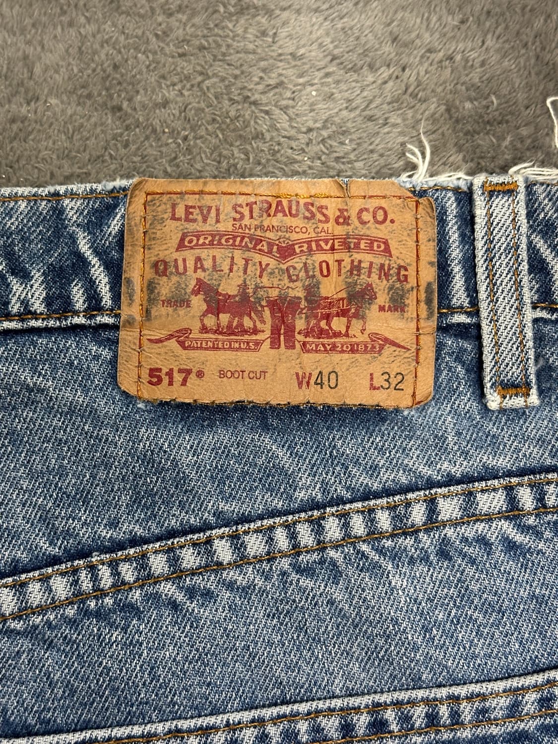 90s Levi's 517 데님 팬츠 40x32 상품이미지7