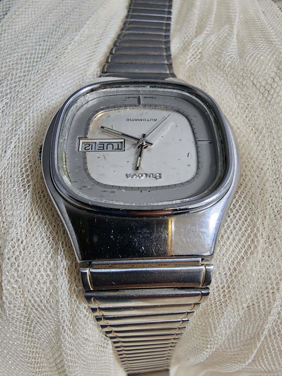 부로바 오토매틱 빈티지 메탈 시계 상품이미지8