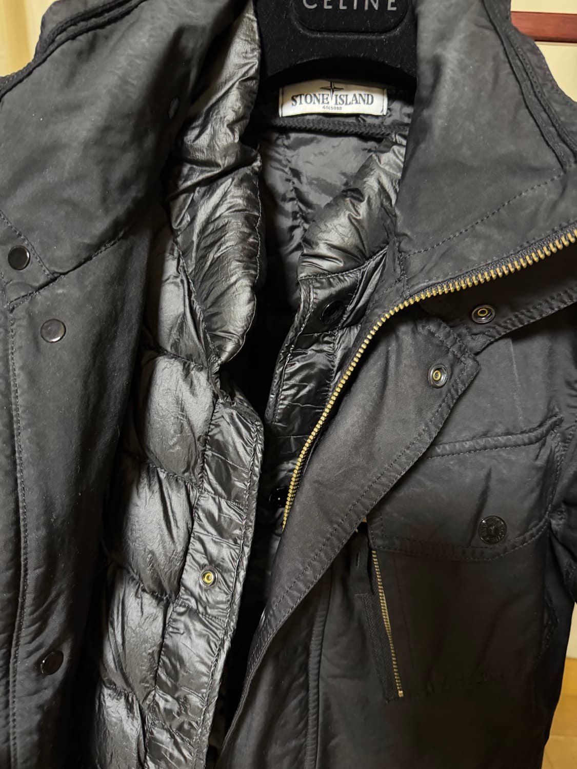 스톤아일랜드 블랙 david tc 필드자켓 탈부착 상품이미지4