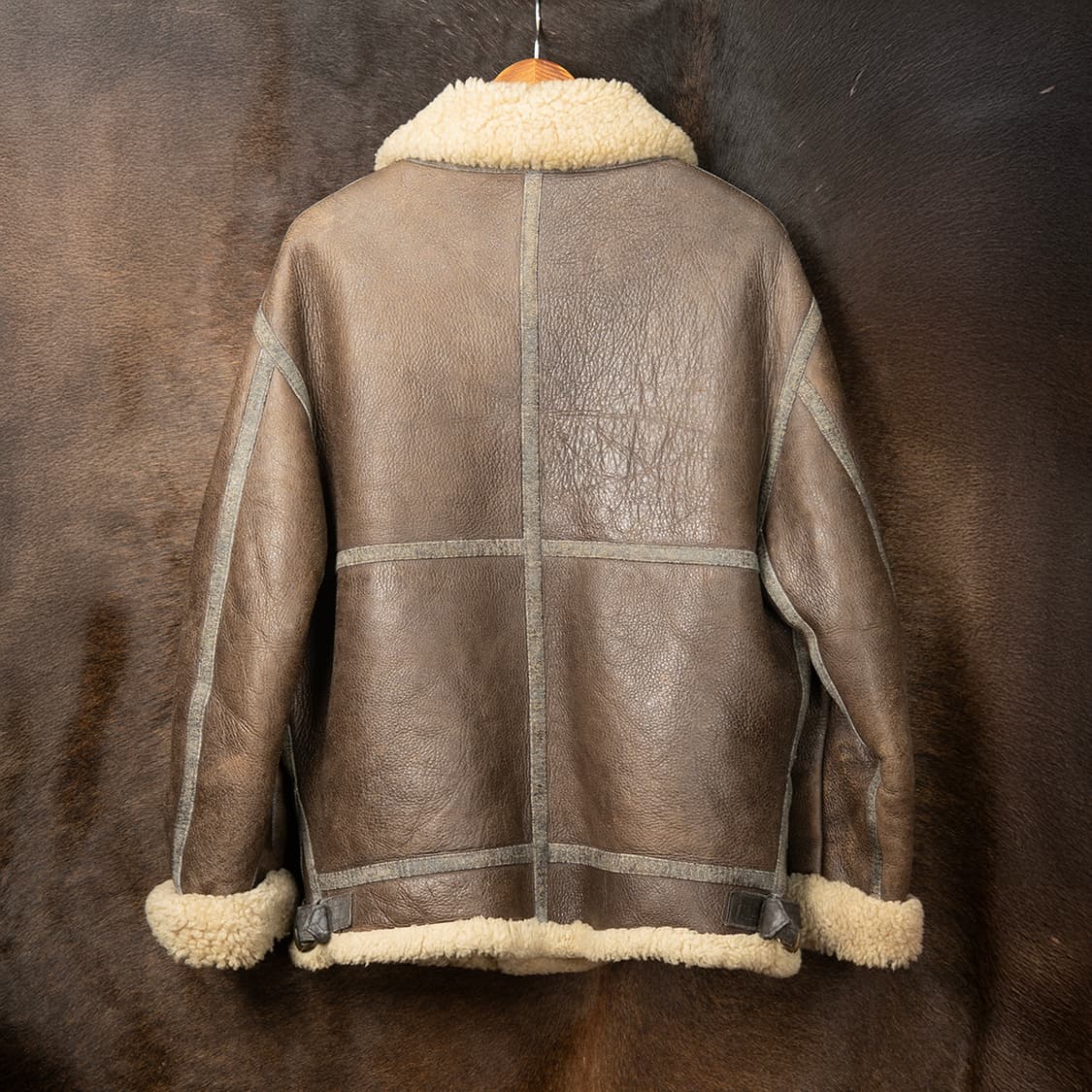 [100] 90s 빈티지 TYPE B-3 양가죽 양털 무톤 무스탕  상품이미지2