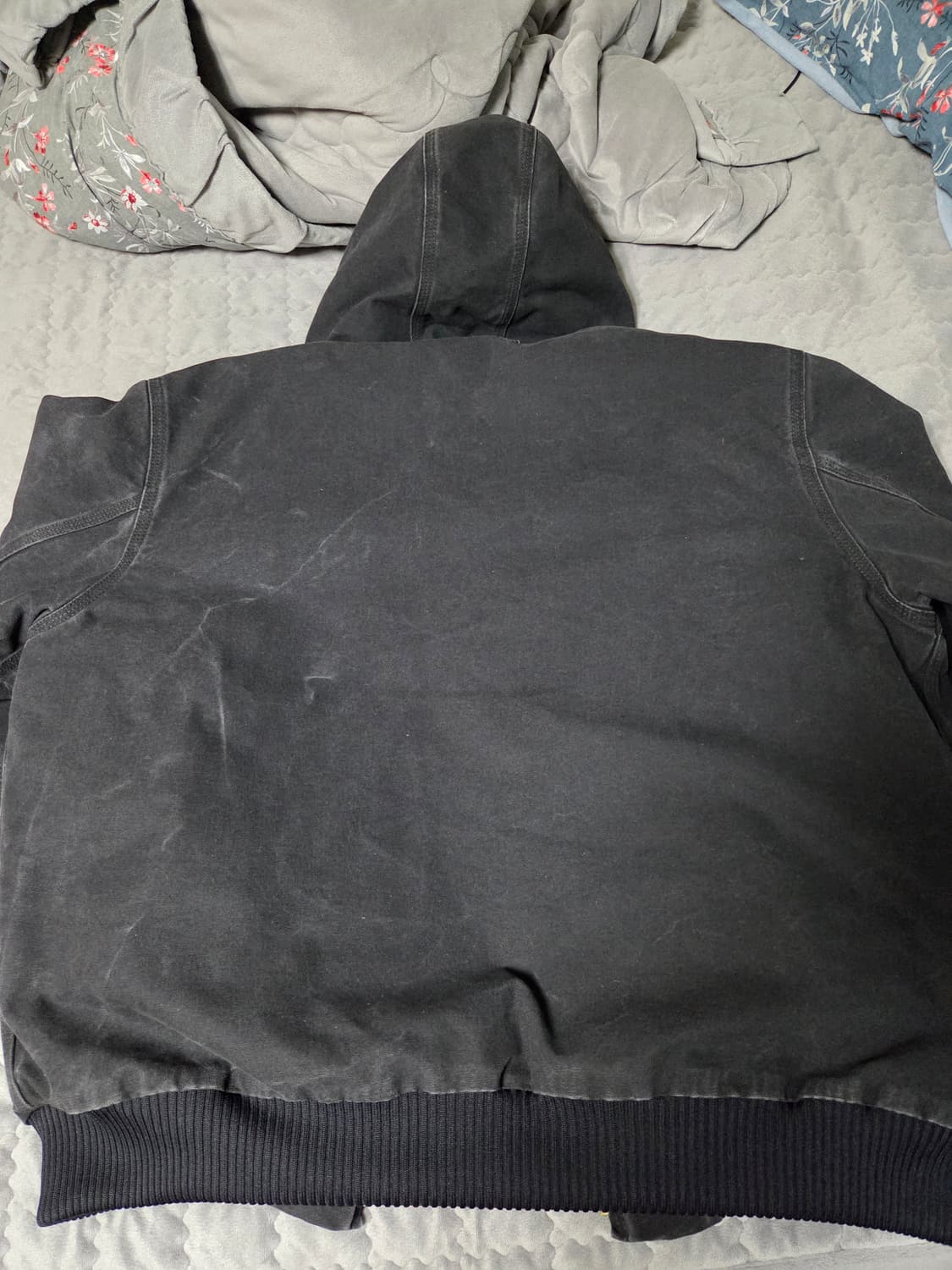 칼하트 j130 후드집업 블랙 XL 상품이미지4