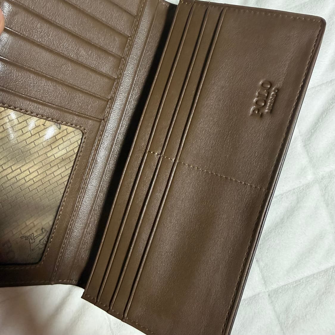 폴로 빈티지 브라운 장지갑 상품이미지2