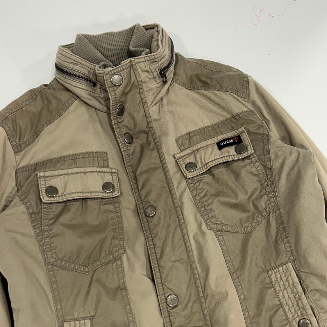 Guess 게스 하이넥 베이지 자켓   상품이미지4