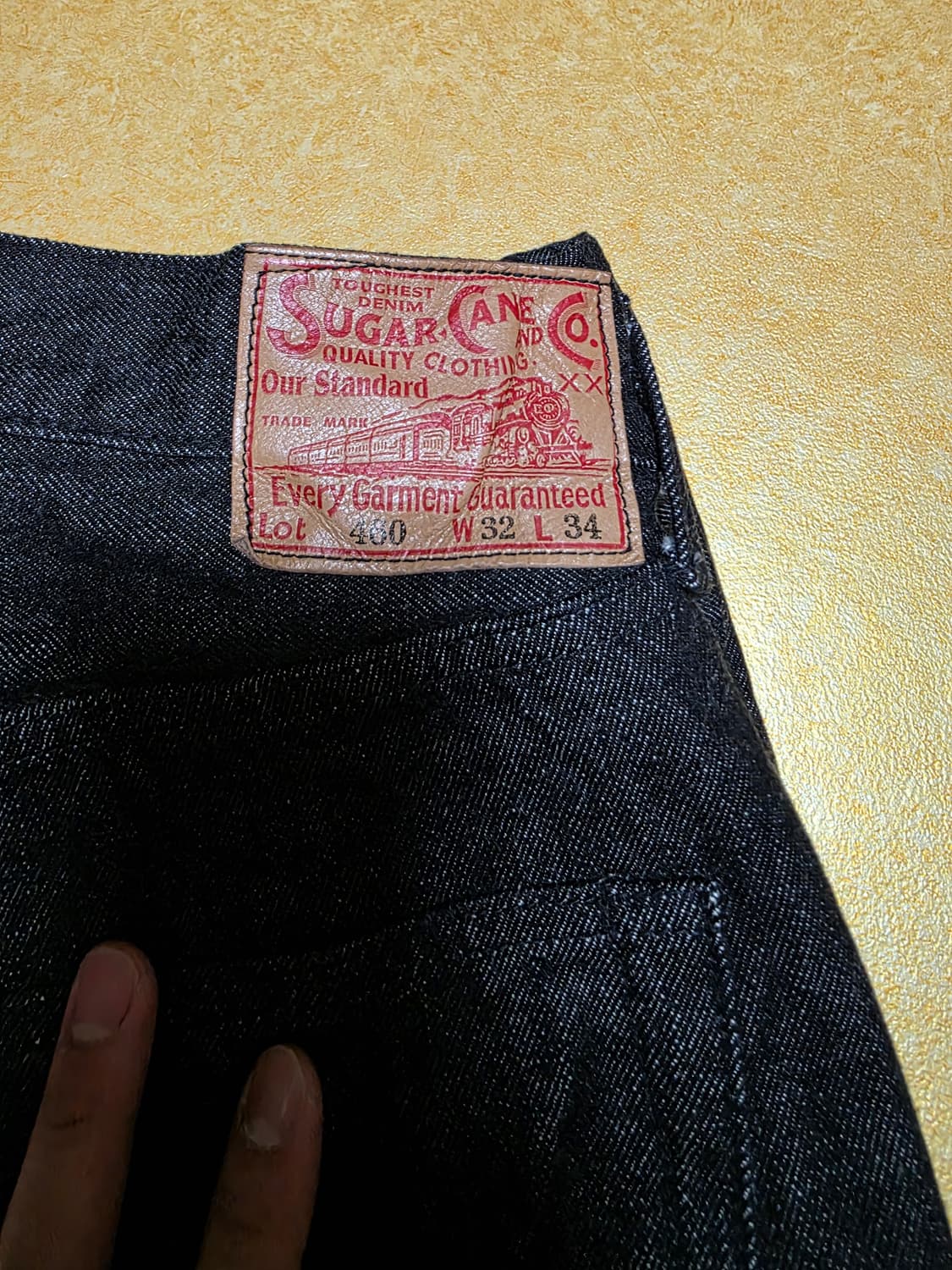 슈가케인 1947 SC42460 블랙데님 32 판매 상품이미지2