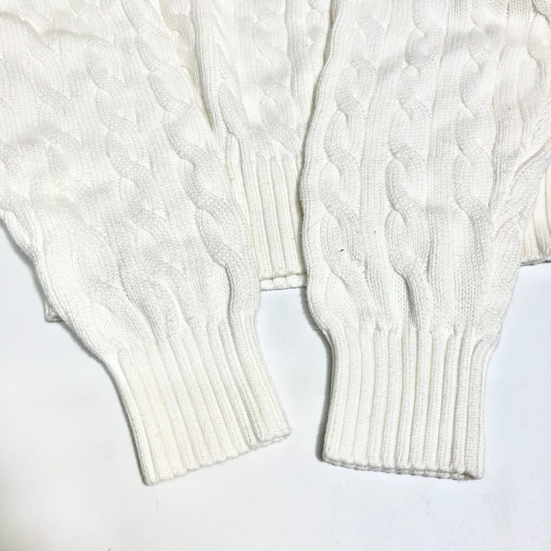 폴로 랄프로렌 케이블 하프집업 니트 S 상품이미지7