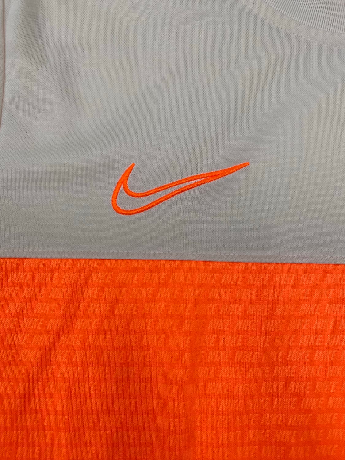 나이키 드라이핏 반팔 티셔츠 오렌지 / 베이지 (L) 상품이미지3