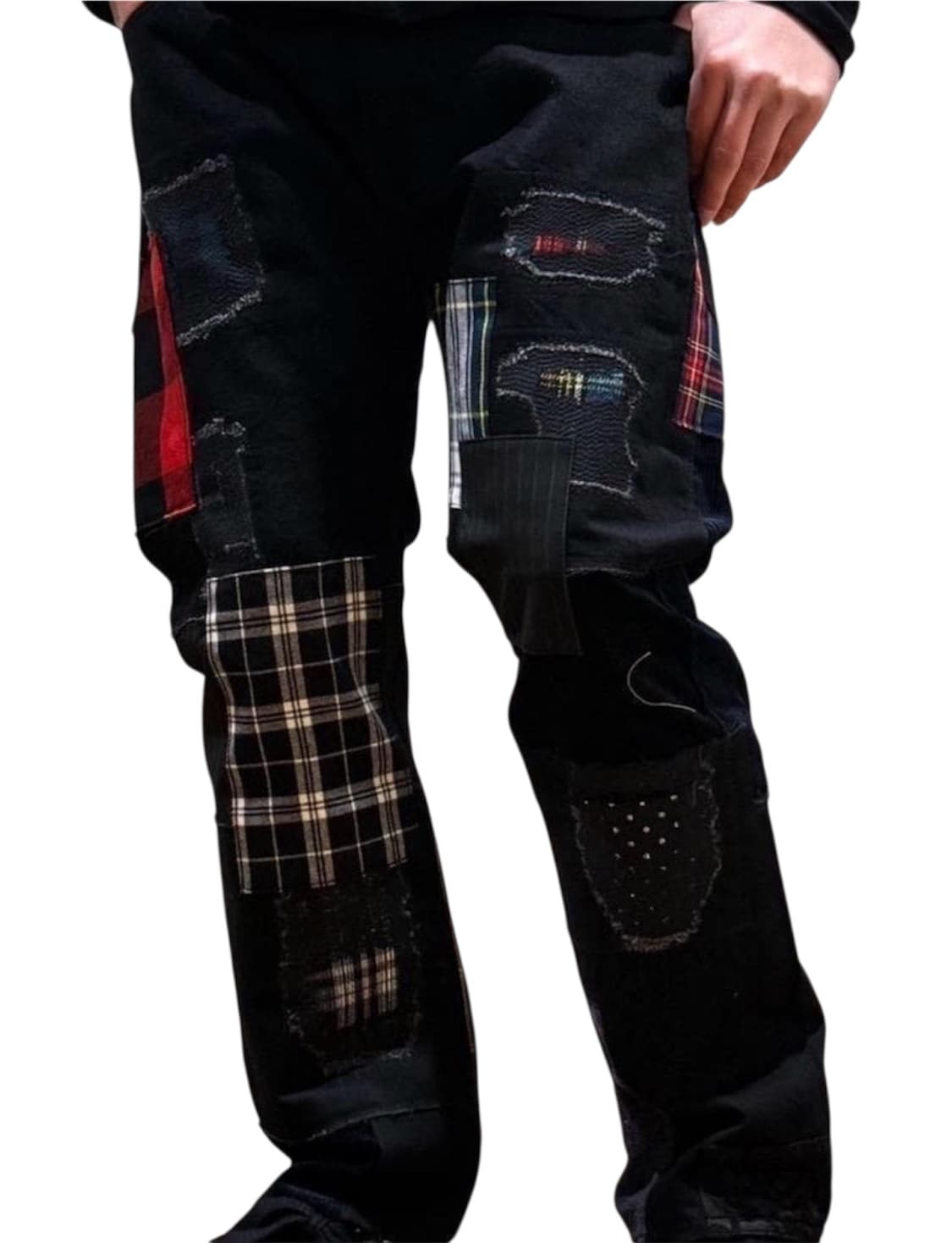 준야 와타나베 패치워크 데님 상품이미지1