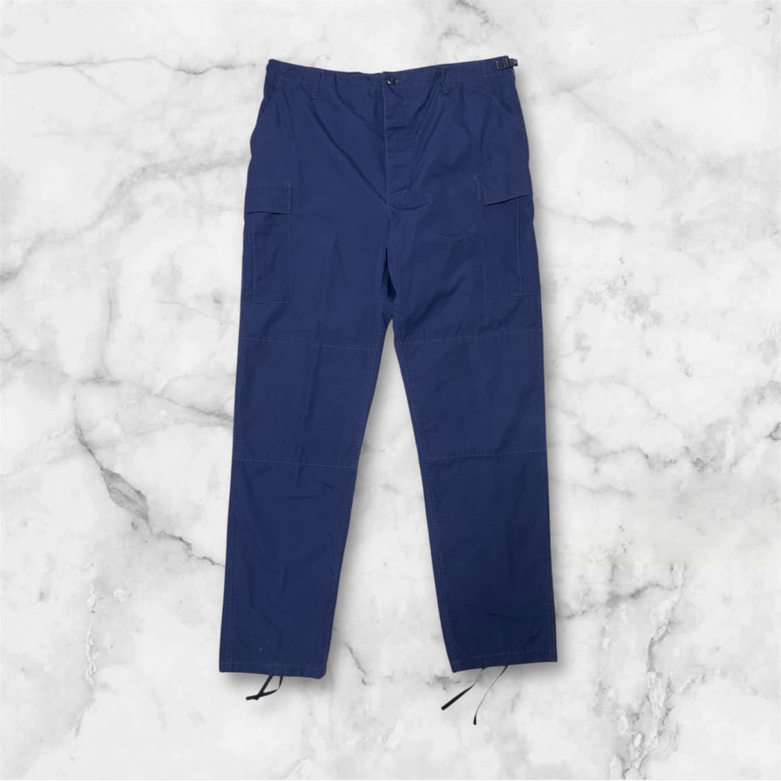 빈티지 - 데님 테이퍼드 핏 카고팬츠 상품이미지2