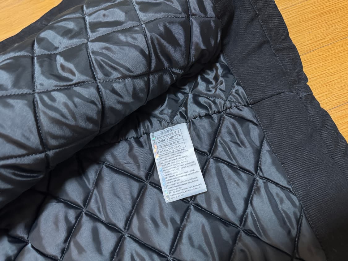 칼하트 OG 초어 코트 블랙 XL 상품이미지2